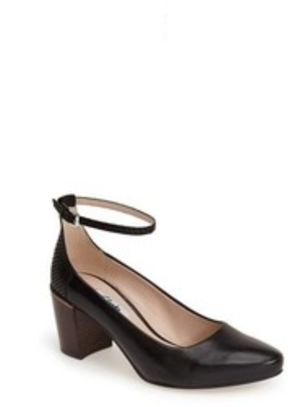 Women's Clarks Black Leather Ankle Strap Pumps/Excellent Condition 8.5 M